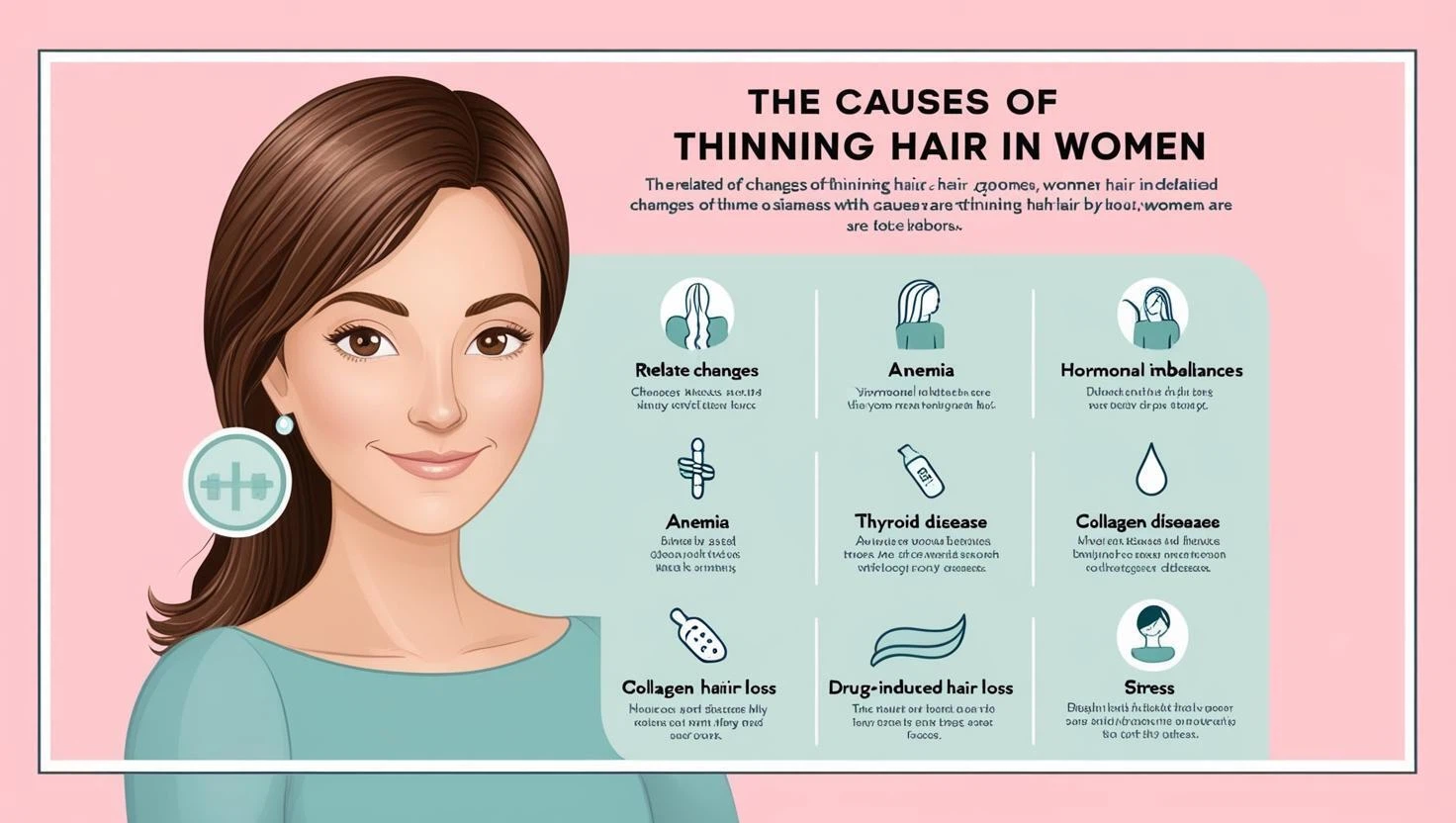 女性の薄毛の主な原因