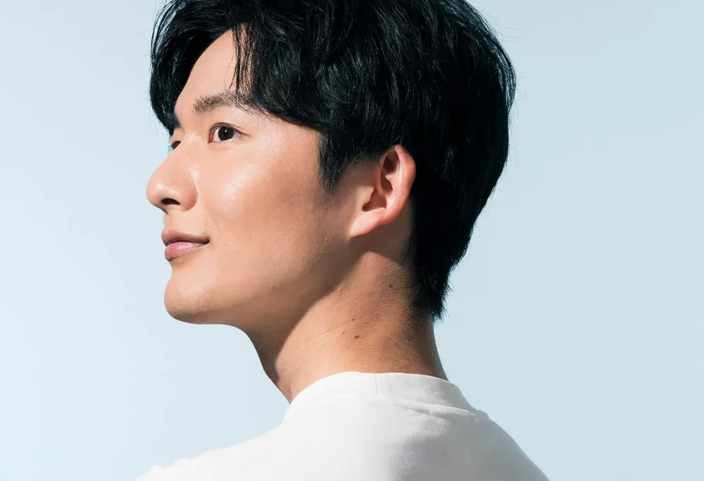 笑顔の男性