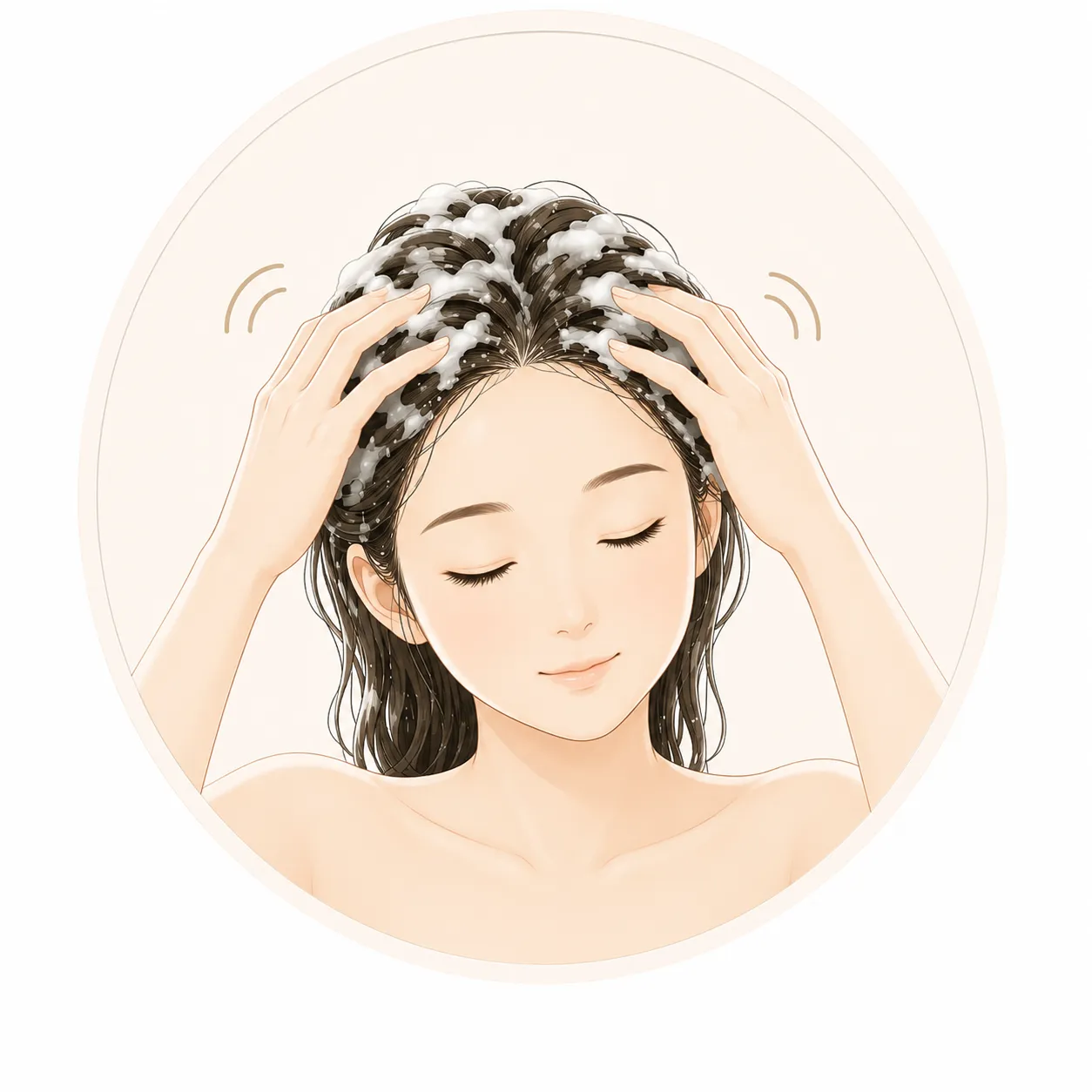 STEP2 指の腹で洗う